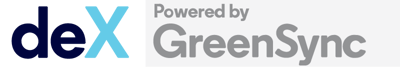 deX powered by GreenSync logo
